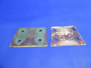 Grumman AA-1 Main Gear Axle Reinforcement Plate P/N 701017-1 LOT OF 2 (0725-911)